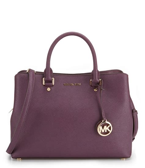 michael michael kors savannah large satchel cherry brown|Savannah Large Saffiano Leather Satchel .